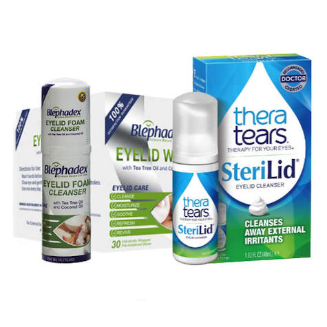 Foam lid cleansers such as Blephadex and Sterilid use for the treatment of dry eye disease