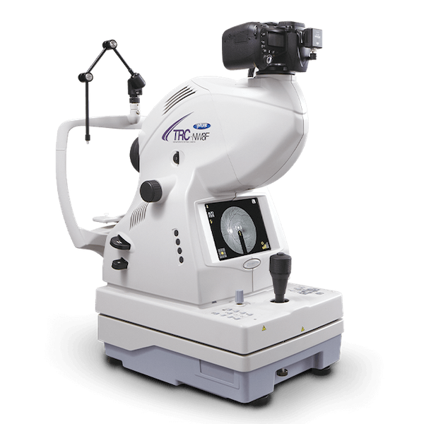 Topcon digital retinal camera used for capturing a high quality scan of the retina in the back of the human eye