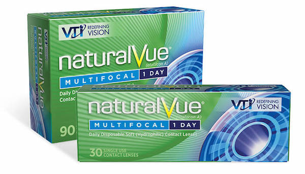 Box of NaturalVue contact lenses for the control of myopia progression